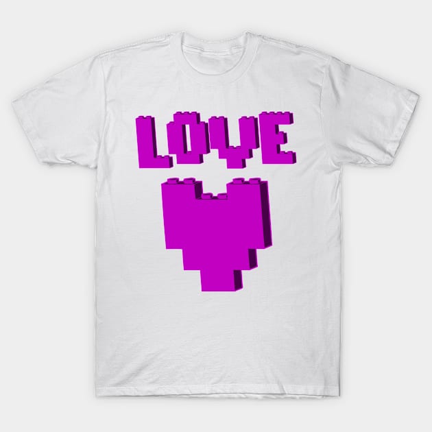 "LOVE" T-Shirt by ChilleeW